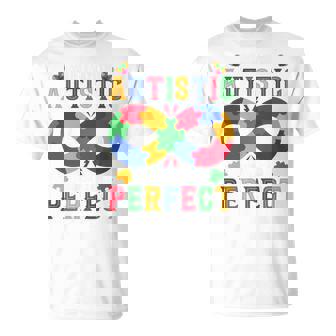 Autism Awareness Society Say Im Autistic God Says Im Perfect T-Shirt | Mazezy