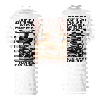 Autism Powered FCk Machine Meme Frog Cowboy Autistic T-Shirt - Seseable