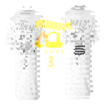 Bambino Escavatore Tre Anni Compleanno Ho 3 Anni Maglietta - Novitaregali