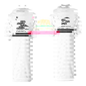 Bandera Del Estado De California De La República De California Camiseta unisex - Regaloses
