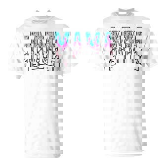 Baseball Mama Ice Cream Drip With Sprinkles Baseball Mom T-Shirt - Thegiftio UK