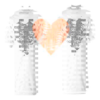 Baseball Vintage Heart Baseball Sports Mom Mother's Day T-Shirt | Seseable UK
