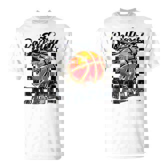 Basketball Mama Coquette Bow Game Day Sports Lover Mom T-Shirt | Seseable UK