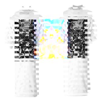 Battlemech Cyberpunk Sci-Fi Mech Warrior Robot Art T-Shirt - Monsterry