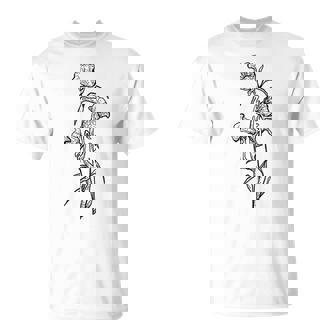 Bellflower Illustration Fleur Sauvage Jardin T-Shirt - Cadeauxyz