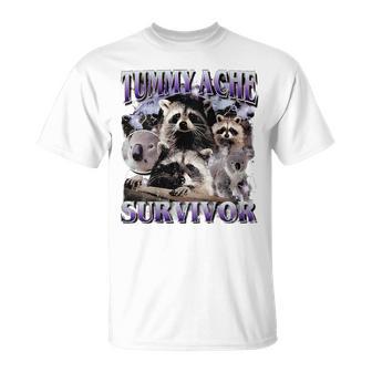 Belly Pain Survivor Raccoon T-Shirt - Geschenkecke