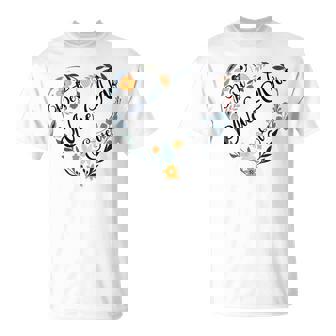 Best Nae-Nae Ever Heart Flower Blessed Grandma Mother's Day T-Shirt | Seseable CA