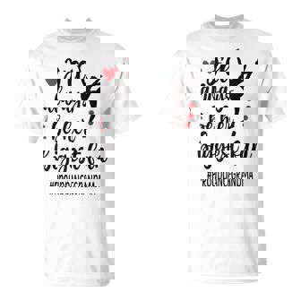 Her Biggest Fan Dancing Grandmother Of A Dancer Grandma T-Shirt - Thegiftio UK