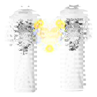Blessed Nana Heart Sunflower Mom Appreciation T-Shirt - Seseable