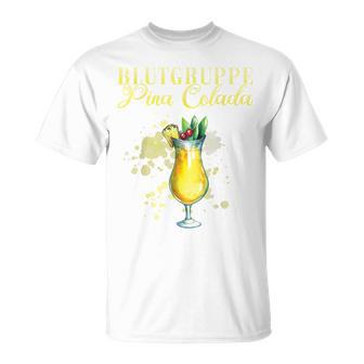 Blood Group Pina Colada Bartender T-Shirt - Geschenkecke