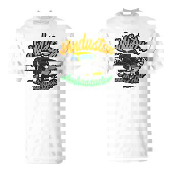Bombay Mumbai India Hindustan Ambassador Indian Taxi T-Shirt - Monsterry