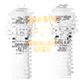 Boo Boo Lunch Lady Crew Cafeteria Halloween Costume Matching T-Shirt - Monsterry