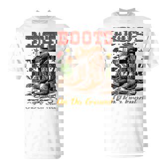 Boots On The Ground Cowgirl Linedance Boot Cowboy Western T-Shirt - Monsterry