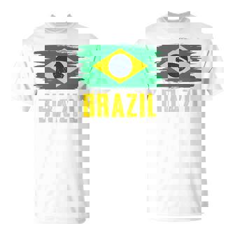 Brésil Pour Homme Et Drapeau Brésil Manche Longue T-Shirt - Cadeauxyz