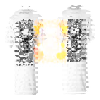 Bulldog Francés Cara Gráfico Naturaleza Animal Bulldog Franc Camiseta unisex - Regaloses