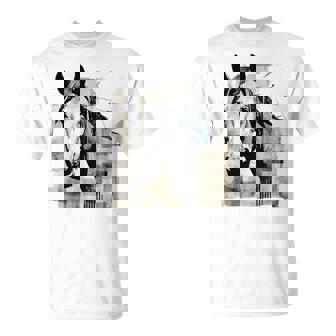Caballo Animal Print Zoológico Dibujo Arte Abstracto Cab Camiseta unisex - Regaloses