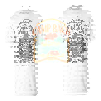 Camp Bach Vintage Team Bride Camping Bachelorette 2025 T-Shirt - Monsterry