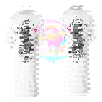 Capibara Bebé Para Niños Lindo Animal De Peluche Capibara Camiseta unisex - Regaloses