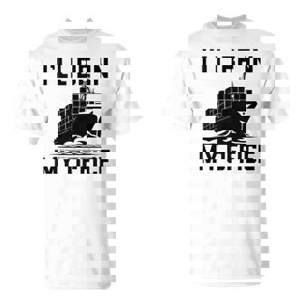 Cargo Ship Container Ship Captain Crew Worker Tank Top T-Shirt - Monsterry