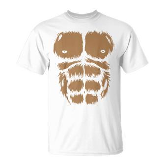 Carnival Costume Gorilla Aaffe Fancy Dress Carnival Brown T-Shirt - Geschenkecke