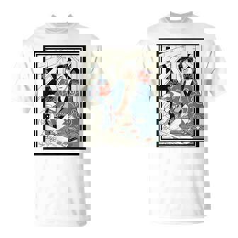 Carpenter Japanese Samurai Warrior Armor Sword Fighter Mask T-Shirt - Monsterry