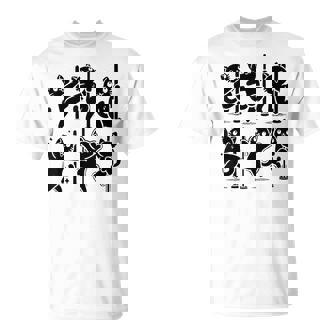 Chat Mignon Danseur Dansant Danse T-Shirt - Cadeauxyz