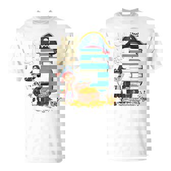 Children's 5Th Birthday Pirate Decoration 5 Years Boy Outfit Pirate T-Shirt - Geschenkecke