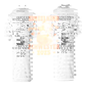Children's Big Sister 2025 Cat Siblings T-Shirt - Geschenkecke