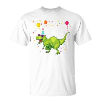 Children's Geburtstags 6 Jahre Junge Dinosaurier Dino Ich Bin 6 T-Shirt - Geschenkecke