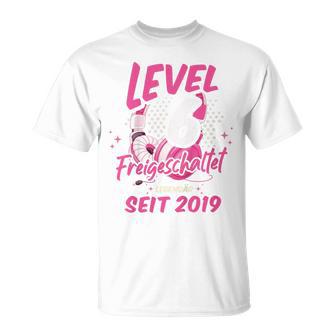 Children's Level 6 Years Girl's Birthday Gamer Girl Gamer 2019 T-Shirt - Geschenkecke