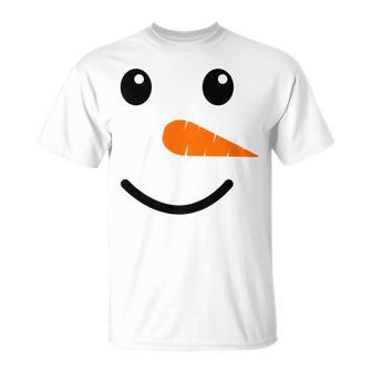 Children's Snowman Costume Children's Snowman Face T-Shirt - Geschenkecke