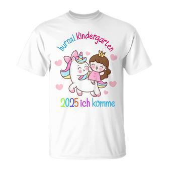 Children's Unicorn Girls Nursery Child 2025 Pink T-Shirt - Geschenkecke