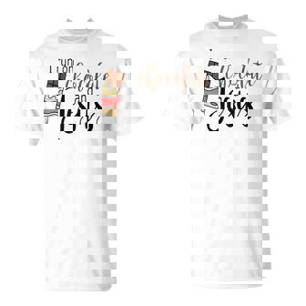 Chocolate Lover God Jesus Hot Cocoa Ladies T-Shirt - Monsterry