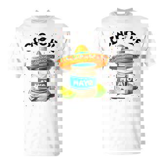 Cinco De Mayo Mayonnaise Jar Fiesta Men Women Kids T-Shirt - Monsterry