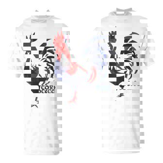Cocorico Coq Symbole Français Patriote Fierté France T-Shirt - Cadeauxyz
