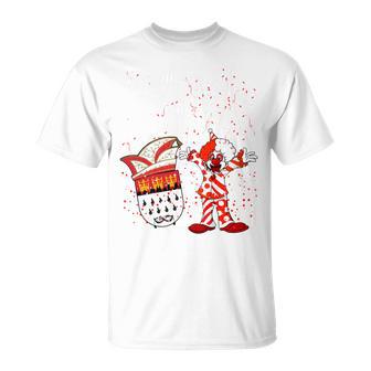 Cologne Cathedral Clown Kölle Alaaf Confetti Carnival Fashion Parade T-Shirt - Geschenkecke