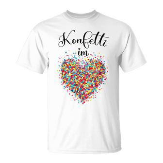 Confetti In The Heart Carnival Blue T-Shirt - Geschenkecke