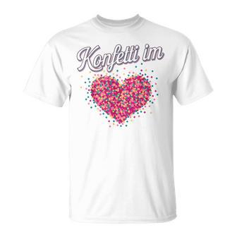 Confetti In The Heart Fancy Dress Carnival Confetti Costume T-Shirt - Geschenkecke