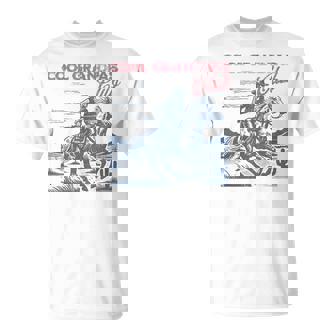 Cool Grandpas Club Retro Cowboy Father's Day T-Shirt - Thegiftio