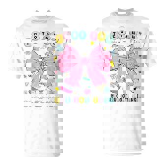 Coquette Bow Pencil Test Day You Got This Teachers Testing T-Shirt - Seseable