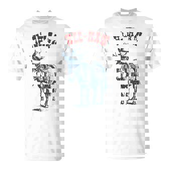 Cowboy Donkey Hee-Haw Ready For Rodeo T-Shirt - Monsterry