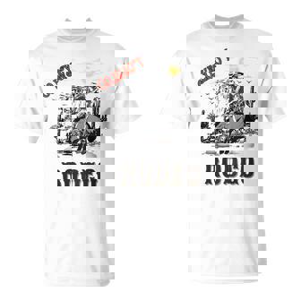 Cowboy Rodeo Western Horse Riding Bronco Bull Rider Producto Cuello Camiseta unisex - Regaloses