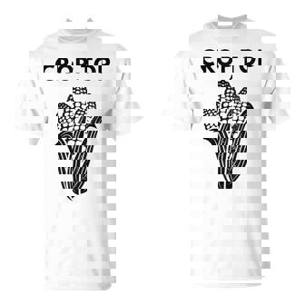Crop Top Vegetable Farming Vegetarian Farmer T-Shirt - Monsterry