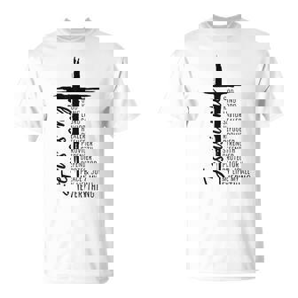 Cross Christian Christ Jesus Is My God King Lord And Savior T-Shirt - Thegiftio UK