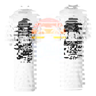On Cruise Time Coconut Tree Graphic Summer Vacation Cruising T-Shirt | Seseable CA