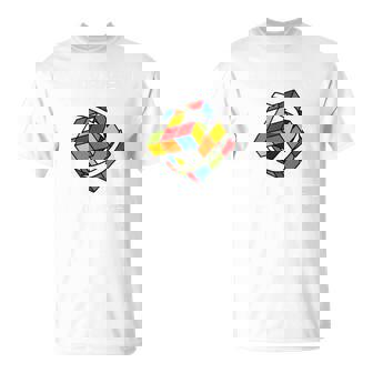 Cubo Rubik Cube Magic Cubo Retro Rubiintage Nerd Manga Larga Camiseta unisex - Regaloses