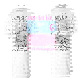 Cumpleaños Niña París Fiesta Temática Francia Torre Eiffel 6 Años Camiseta unisex - Regaloses