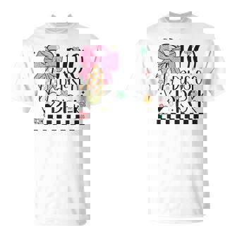 Cute 100Th Day Of School Coquette Bow 100 Days Of Pre-K T-Shirt | Mazezy
