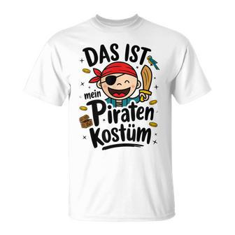 Das Ist Mein Piraten Kostü Das Ist Mein Blue T-Shirt - Geschenkecke