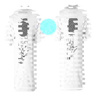 Deaf Pride I Love Crochet Hand Heart Sign Language ASL T-Shirt - Monsterry